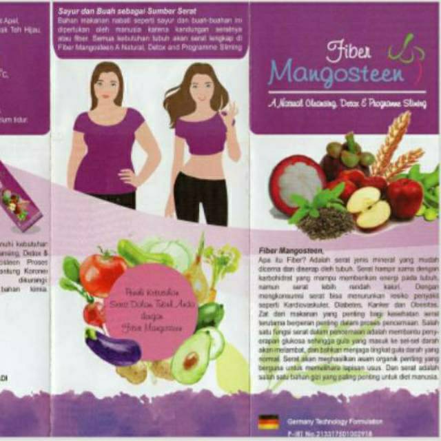 Fiber Perontok Lemak Dalam Perut VERA Mangosteen