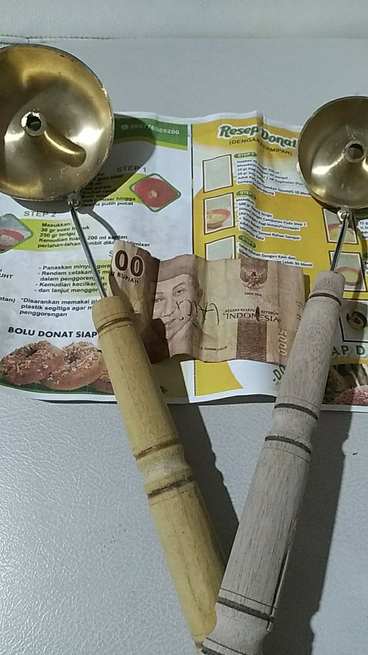 Premium  Paket Cetakan Donat Kuningan  (anti Lengket)