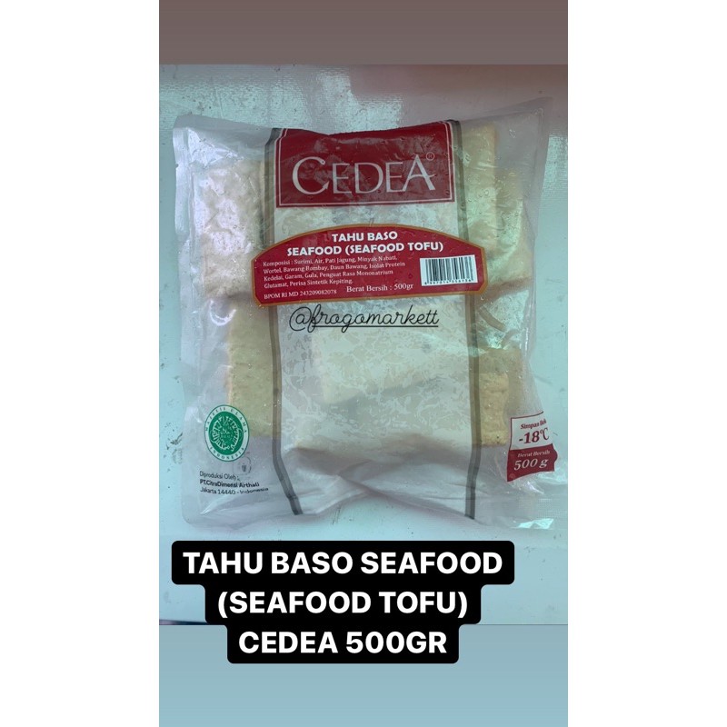 Tahu Baso (Bakso) Seafood (Seafood Tofu) Cedea 500gr