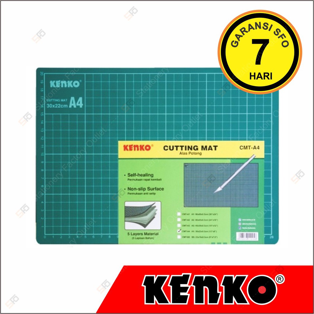 

Cutting Mat Kenko A4 - SFO Semarang Official