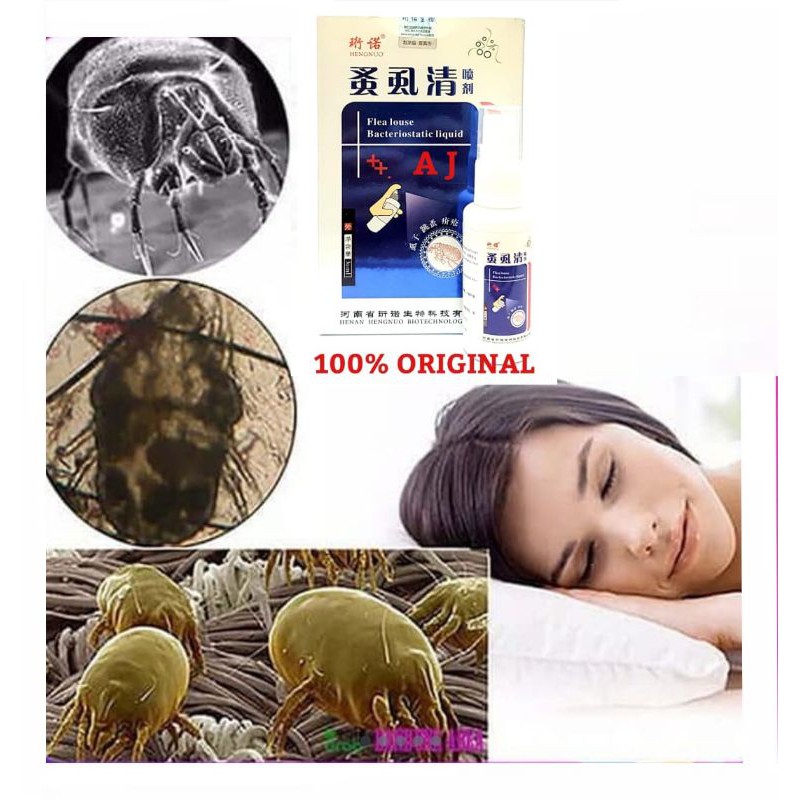 Obat Pembasmi Tungau, Kutu Kasur atau Sofa (Zao Shi Qing)