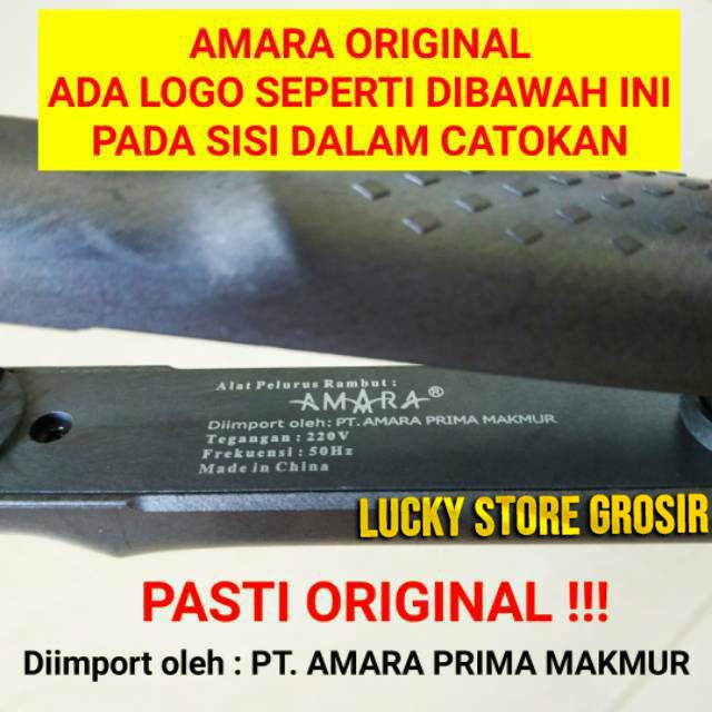  CATOK  AMARA  2in1 ORIGINAL CATOKAN RAMBUT  LURUS CURLY 