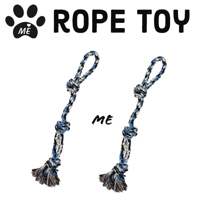 Mainan Gigit Anjing &quot;TRIPLE TIE LARGE&quot; Dog Rope Toys