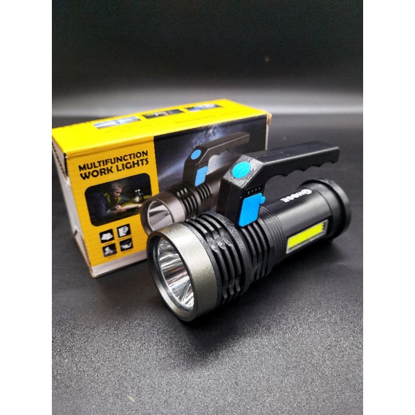 Lampu Senter Led COB, LED 3w+10cob setara 20w+45w merek Hose plus genggaman tangan