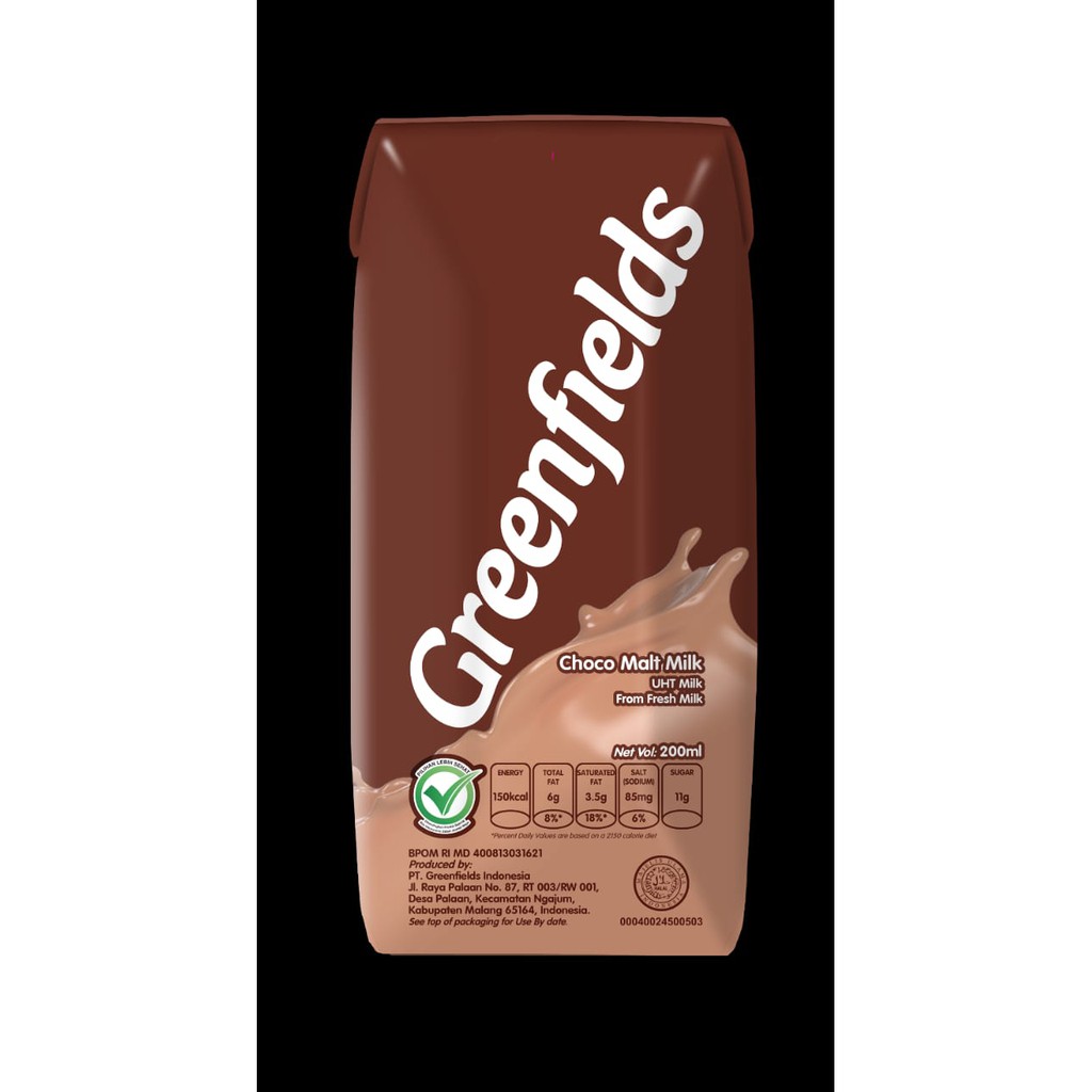 

GREENFIELDS UHT CHOCOMALTS 200 ML