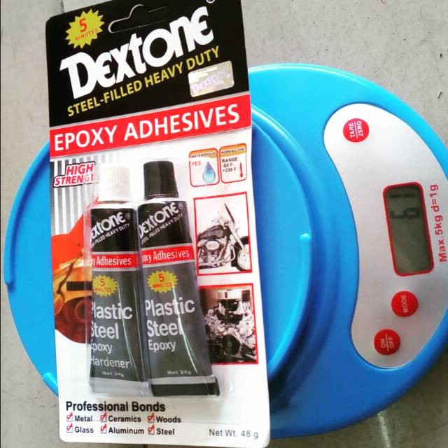 Lem Dextone 5 menit/LEM LOGAM BESI PLASTIK/LEM  EPOXY ADHESIVE