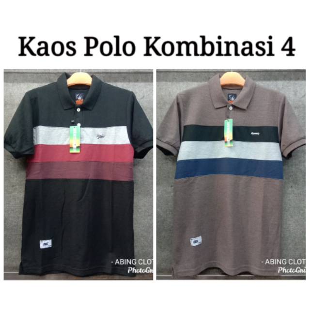 KAOS POLO PRIA kombinasi GROOVY SUNDAY Distro bandung keren