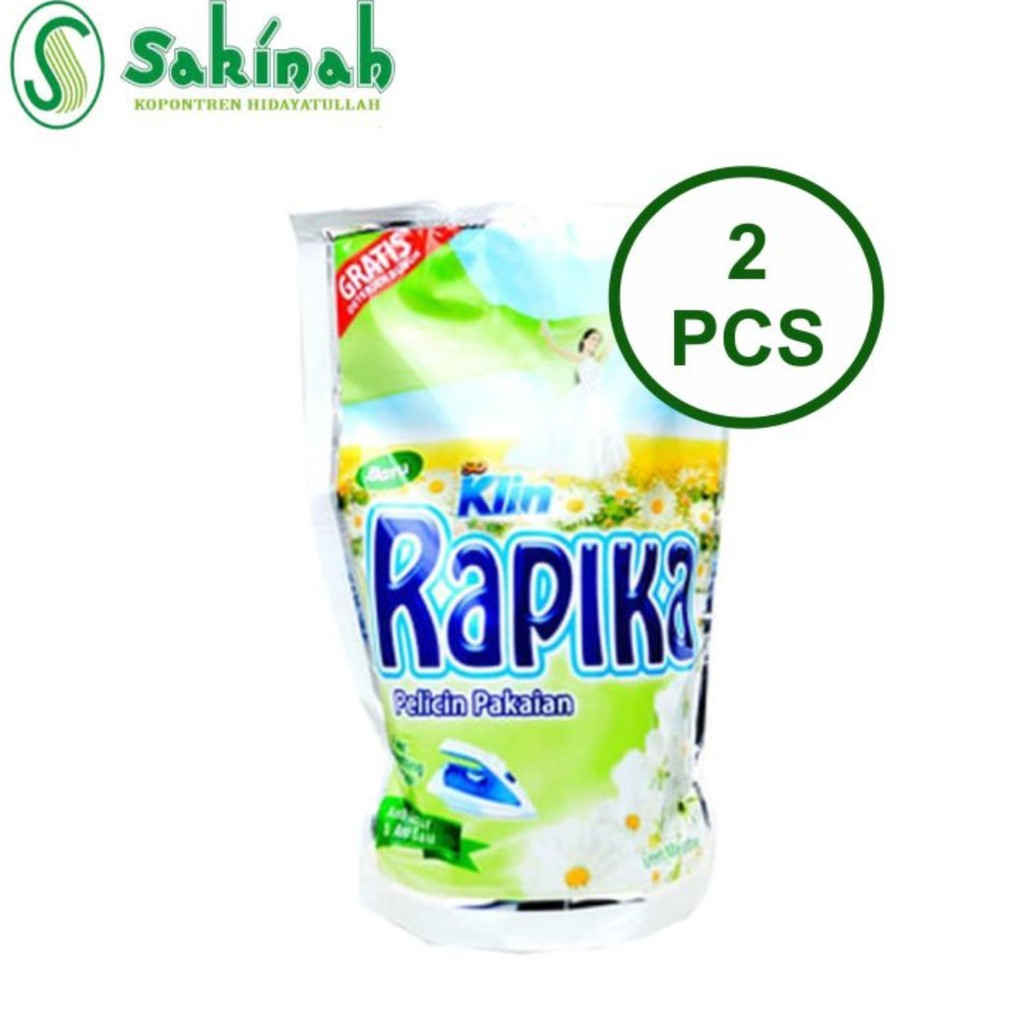 Rapika 3 in 1 Pelicin Pakaian Green Meadaw 400ml (2pcs)