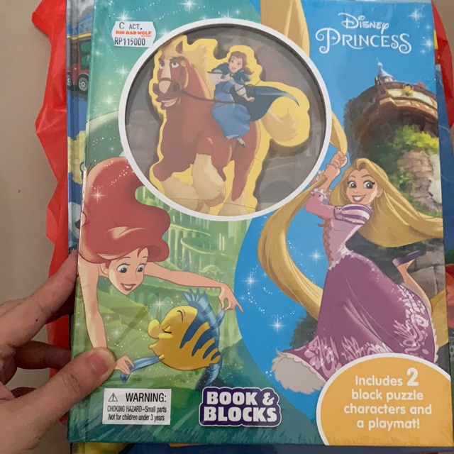Mainan buku disney princess