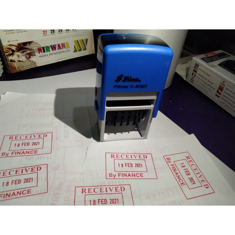 

tyvf Stempel Otomatis LUNAS , PAID , RECEIVED Shiny S-401D , S-401 , S-402