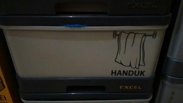 Stiker Nama Handuk Selimut Jeans Pakaian Dalam Tanda Lemari Laci Cabinet Rak Sticker Tag Fashion