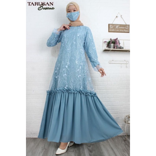 GAMIS TILE KOMBINASI BABYDOL TERBARU 2021//GAMIS TILE CERUTY BABYDOL PREMIUM