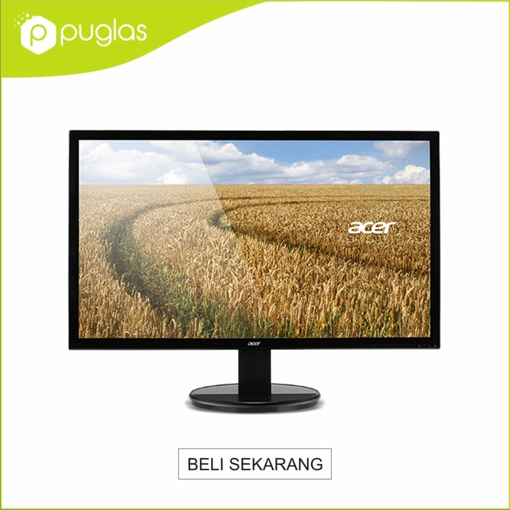 Monitor Acer K202HQL TN HD VGA HDMI 19.5" Inch For Komputer Laptop PC