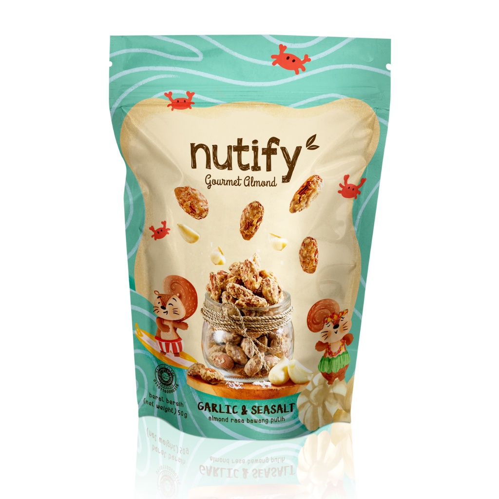 Nutify Almond Package-Garlic Seasalt