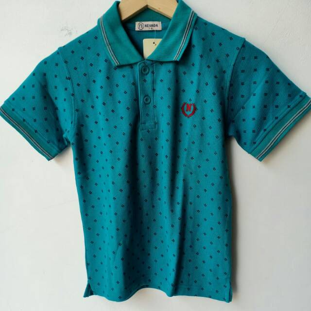 Nevada kaos kerah anak