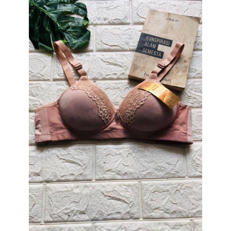 RUMI | BH BRA Busa Tanpa kawat Renda Kait 3 / Bh busa Renda Nyaman Art 2820