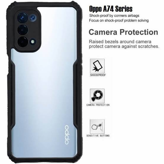 CASE FUSION ARMOR SHOCKPROOF OPPO A74 5G SOFTCASE - FA