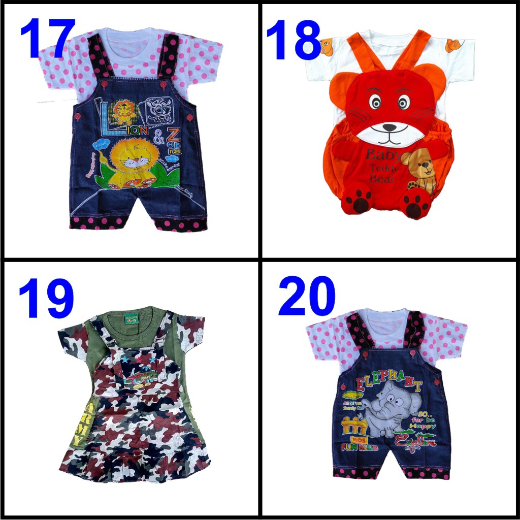 Baju anak kodok bayi - 3 Pcs 1x transaksi