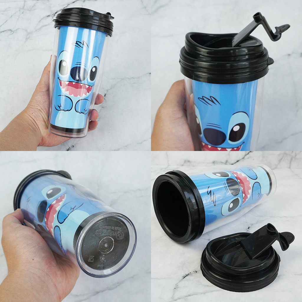 Tumbler STITCH - Botol Minum Kartun Anak Teman Lilo Souvenir Hadiah Unik Tumblr-1