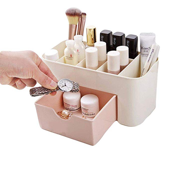 SGM Cosmetic Box Kosmetik meja laci rak penyimpanan Drawner Palstik