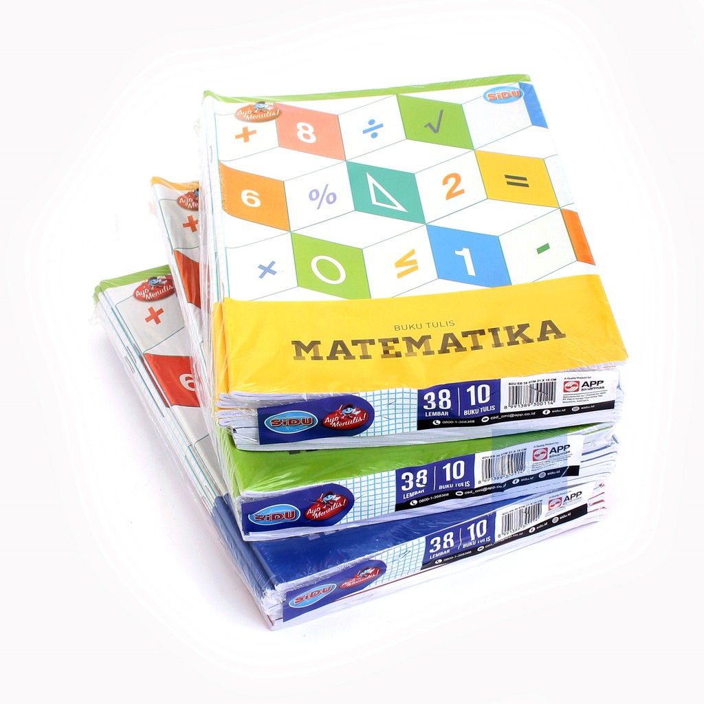 [ PACK ] Buku Tulis Kotak Kecil Matematika 38 Sinar Dunia | Shopee