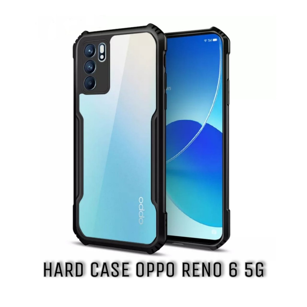 Case OPPO Reno 6 4G / OPPO Reno 6 5G Hard Case Fusion Armor Casing Handphone