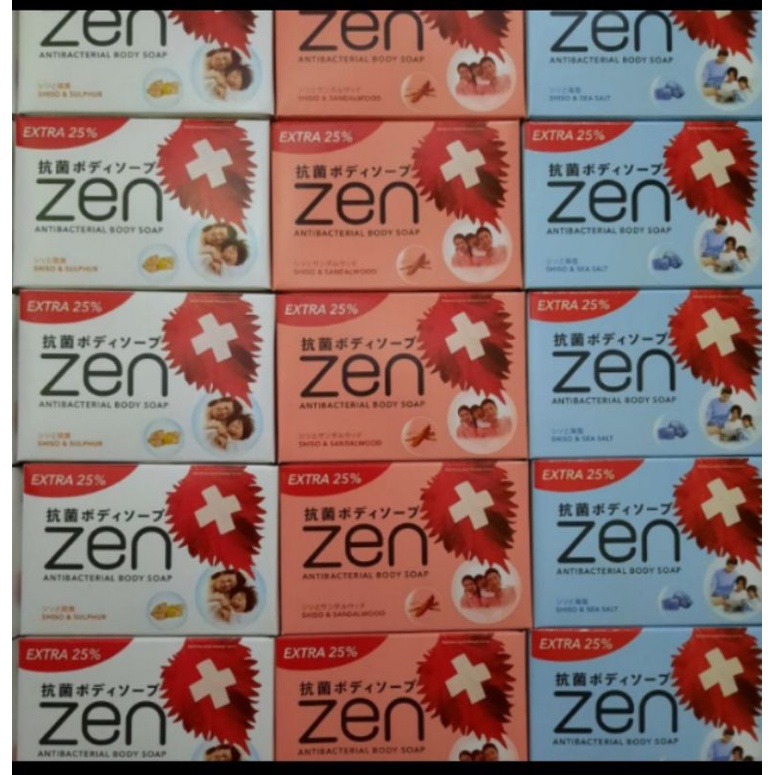 ZEN BAR SOAP 70 / 80 GR SABUN BATANG ZEN isi 4