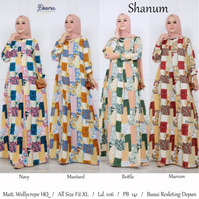 SHANUM ETNIK DRESS - GAMIS ETNIK