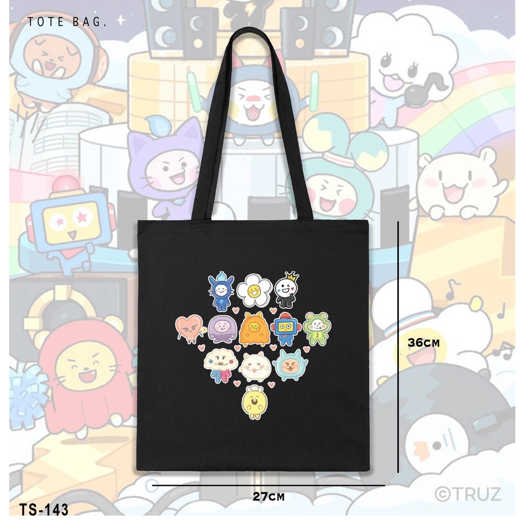 TOTEBAG TRUZ EDITIOON / TEUME COLLECTION / IMPORT / CUSTOM GAMBAR