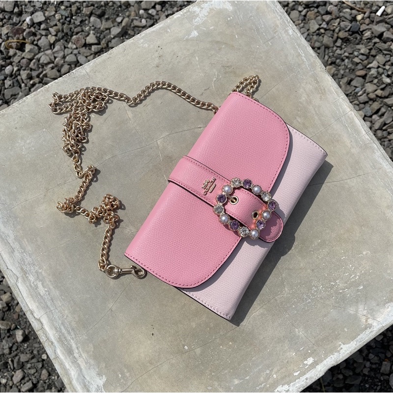 Coach Gemma clutch crossbody in colorblock