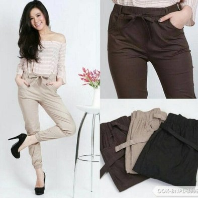 PROMO Jogger Pants Big  Size  Murah  Celana  Jogger Wanita  