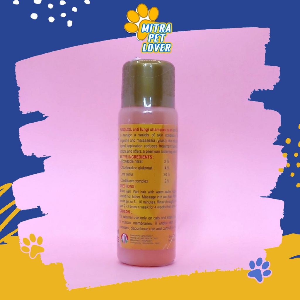 SHAMPOO ANTI JAMUR KELINCI - FUNGIZOL K 125 ML ORIGINAL - SAMPO RABBIT ANTI FUNGI GATAL, BULU HALUS BERSIH WANGI HARUM LEMBUT AMAN - MURAH GARANSI ASLI KUALITAS - PET ANIMAL TAMASINDO OBAT KESEHATAN &amp; VITAMIN TERNAK HEWAN BINATANG PELIHARAAN MITRAPETLOVER