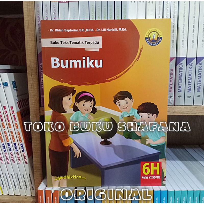 Paket 4 Buku Tematik Terpadu Yudhistira 6F 6G 6H 6I K13 Edisi Revisi Kelas 6 SD ORI