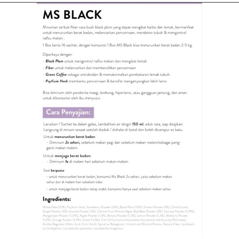 Ms Slim Paket Pelakor | Ms Capsule