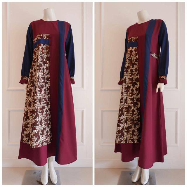 Gamis Batik Size XL Ori by DISIKO EXCLUSIVE