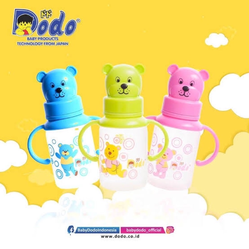 Dodo Bear bottle with handle