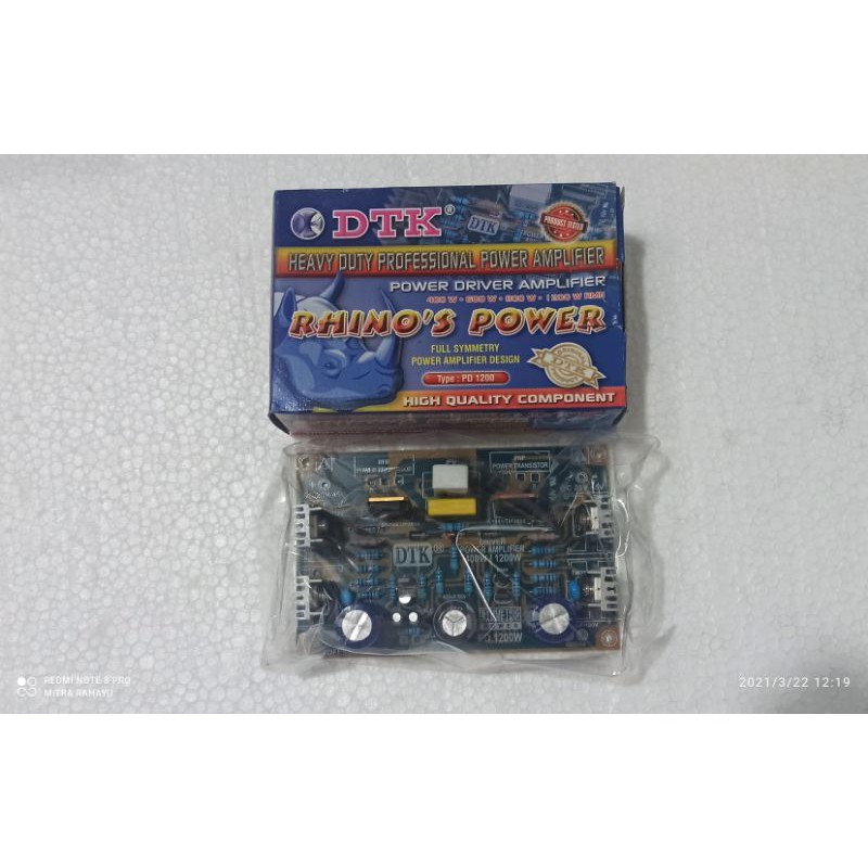 Driver 3Tingkat 3 Stage Rhino's Power 1200W DTK PD 1200