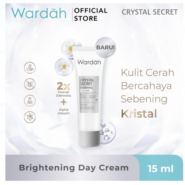 WARDAH CRYSTAL SECRET BRIGHTENING DAY CREAM - 15ML