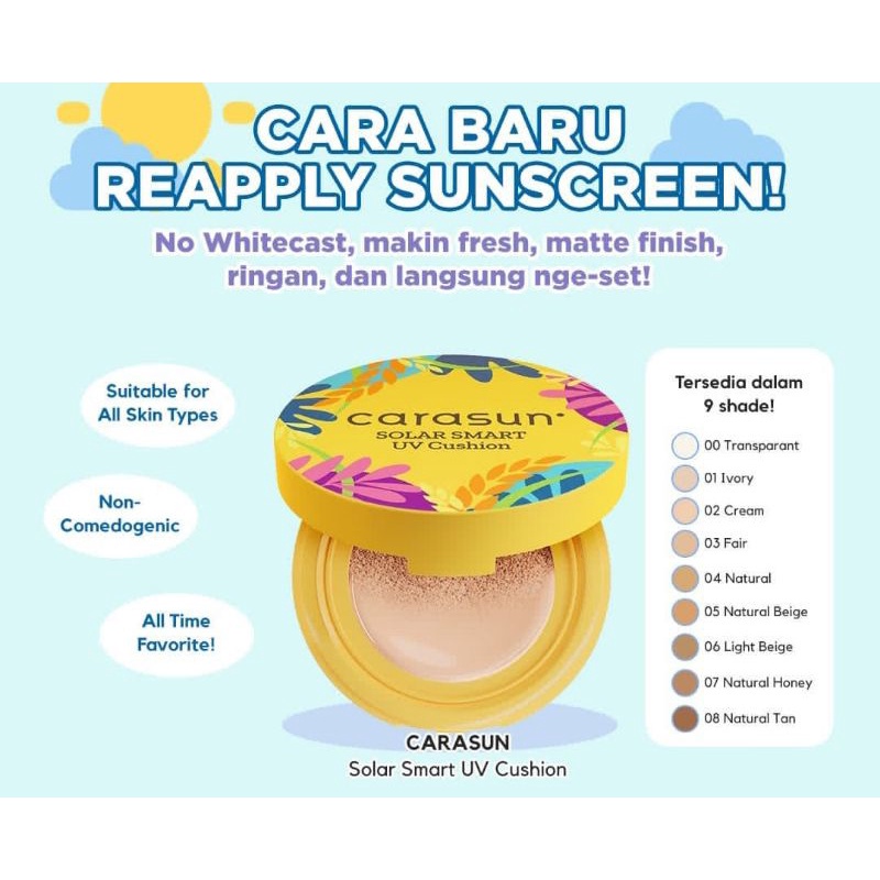 Carasun Solar Smart UV Cushion SPF 50+ PA++++ - Cushion