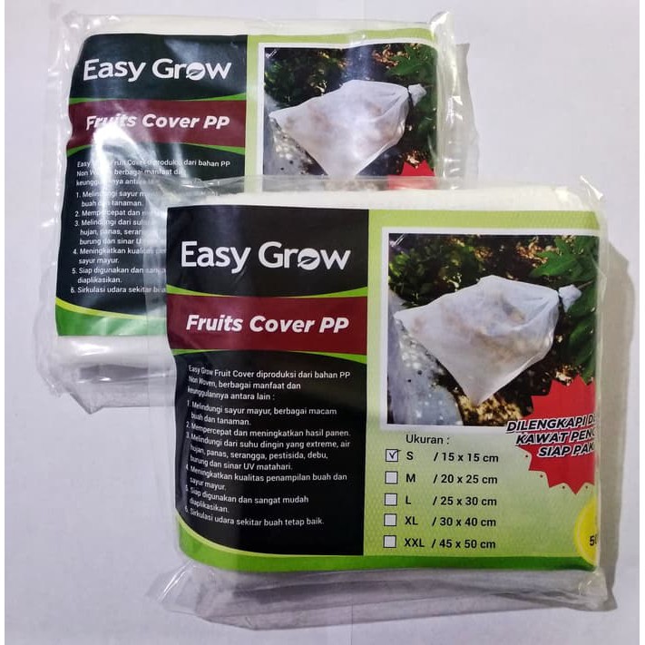 FRUIT COVER XXL 45X50 CM PACK ISI 50 LEMBAR  pembungkus buah pada bibit tanaman PEPAYA melon jeruk bali nangka kelengkeng