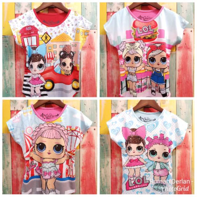 Grosir Kaos LOL Coco Ice Size 4-14