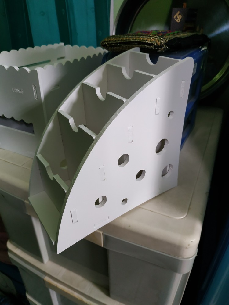 Rak Desktop Diy Organizer Vintage Shabby Chic Remote Minimalis Serbaguna Pajangan Dekorasi Gg154