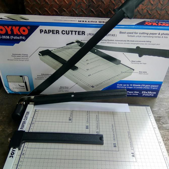 

PROMO SPESIAL Alat Pemotong Kertas ( Paper Cutter) Kenko Ukuran Folio atk