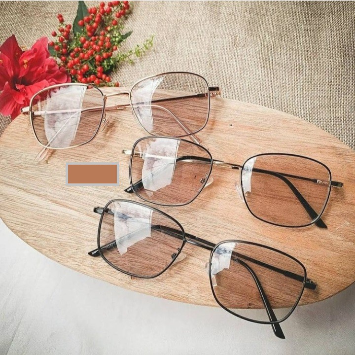 KACAMATA PHOTOCROMIC BERUBAH WARNA FRAME OPTIK TITANIUM KOREAN STYLE WANITA PRIA TERBARU