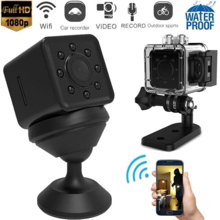 Spy Cam kamera Pengintai SQ13 Mini Dv Wifi Sport Action Camera Full HD