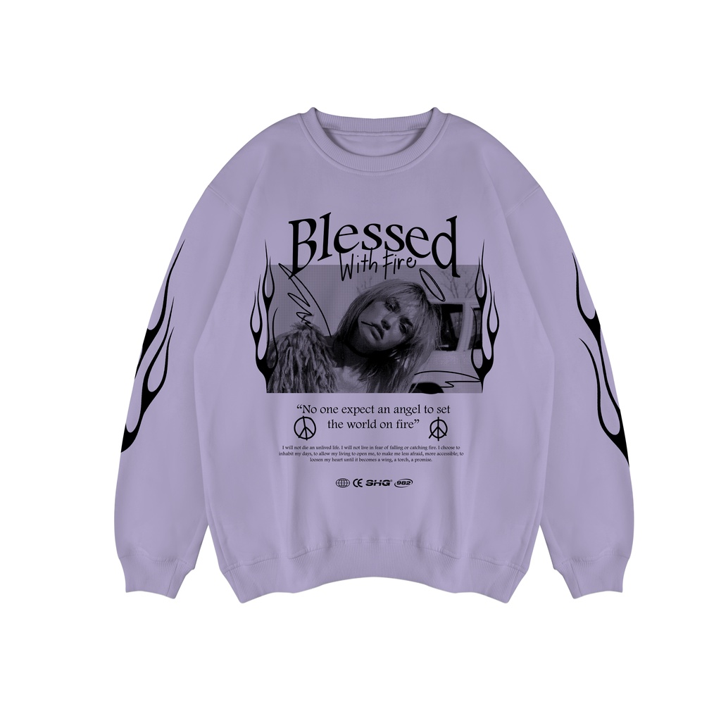 Southgate BLESSED CREWNECK - PURPLE