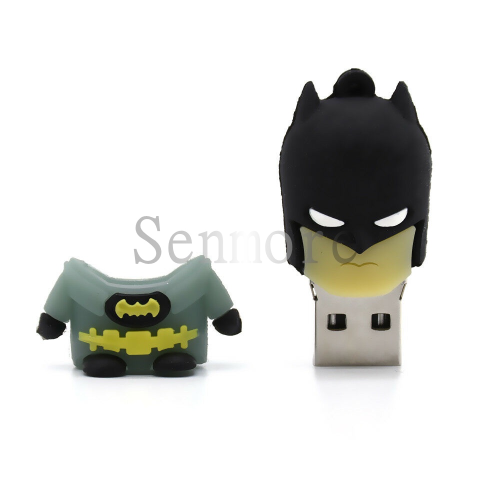 Flash Disk USB 2.0 Kapasitas 1gb 8GB 16GB 32GB 64GB 128GB Bentuk Batman Reliable