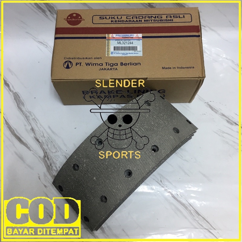 BRAKE LINING CANTER PS 125 TB - KAMPAS REM MITSUBISHI CANTER PS125 TURBO PS135