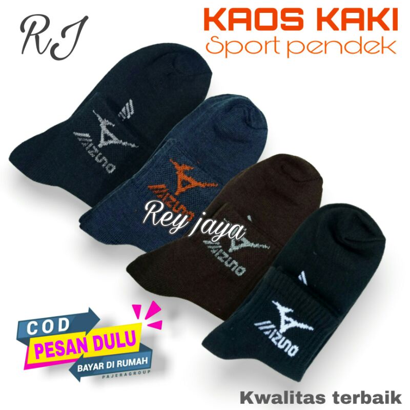 Kaos Kaki Sport Pendek Pria Wanita Dewasa Premium Ter Murah / Kaos Kaku Olahraga Pendek / Kaos Kaki Pende Cewek Cowok