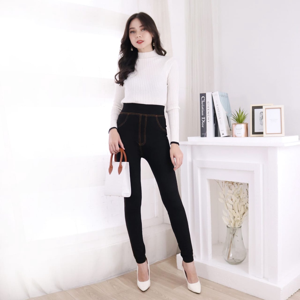 LEGING WANITA IMPORT PANJANG / LEGING MODEL JEANS